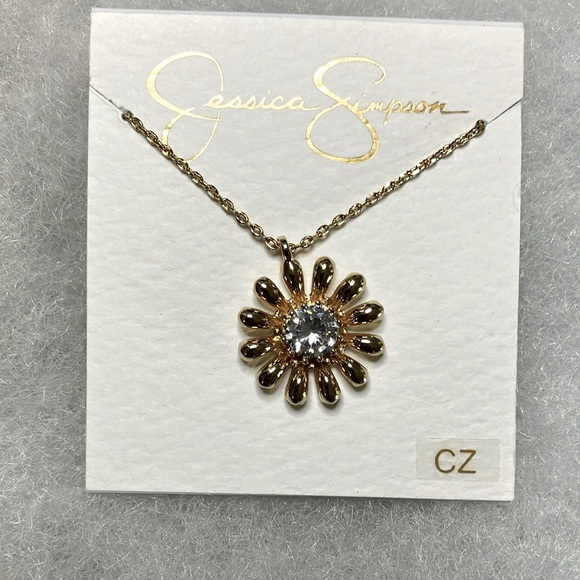 NWT Jessica Simpson CZ necklace. - Picture 1 of 2